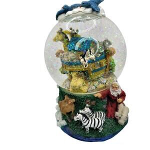 Classic Treasures Noah’s Ark Musical Glitter Water Globe